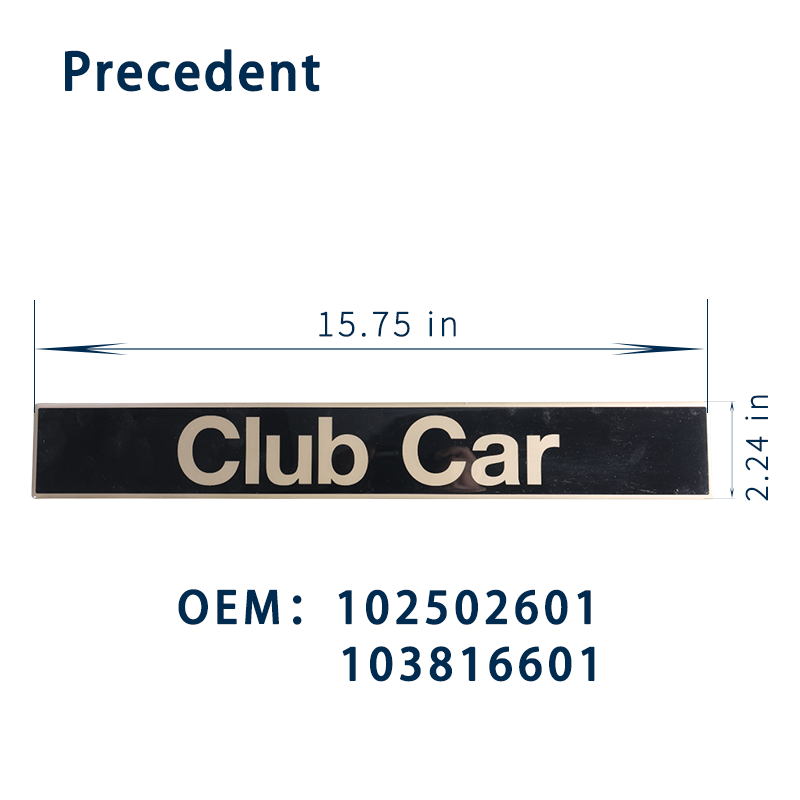 Club Car DS Precedent Front Lo - Golf Equipment Logo 评论和价格