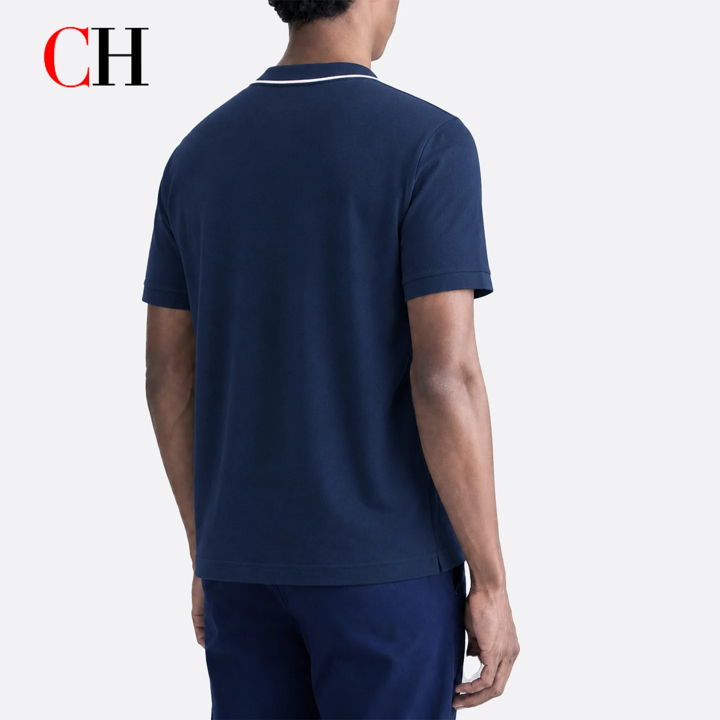 CH Men Single White Tipped Col - Golf Equipment Logo 评论和价格